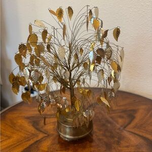 Mid-Century Modern 1960’s Metallic Tree Music Box